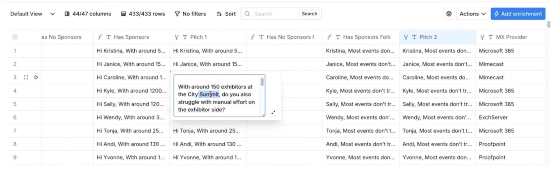 automated ai messages for lead generation