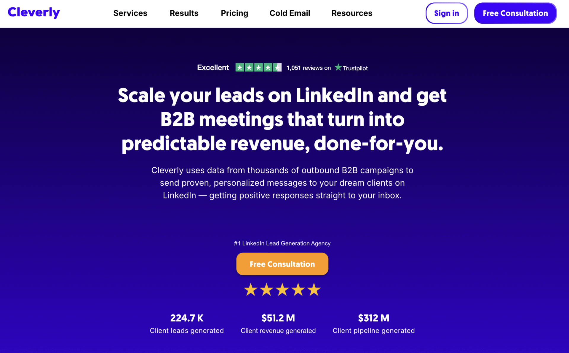 Cleverly linkedin lead generation service