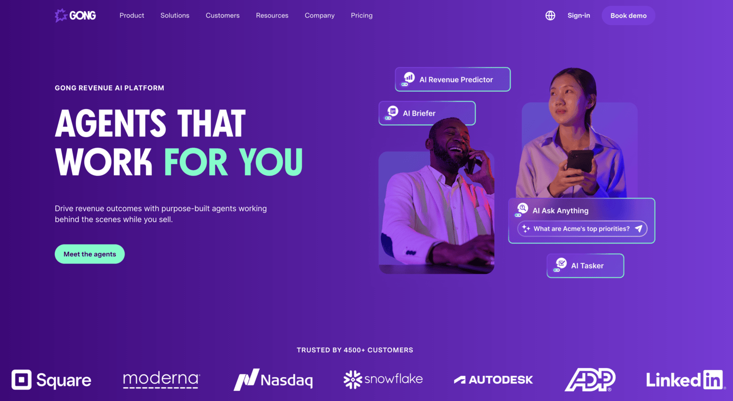Gong sales automation company