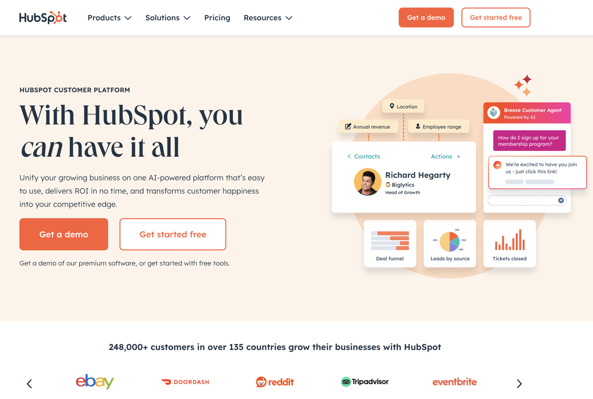 HubSpot sales automation platform