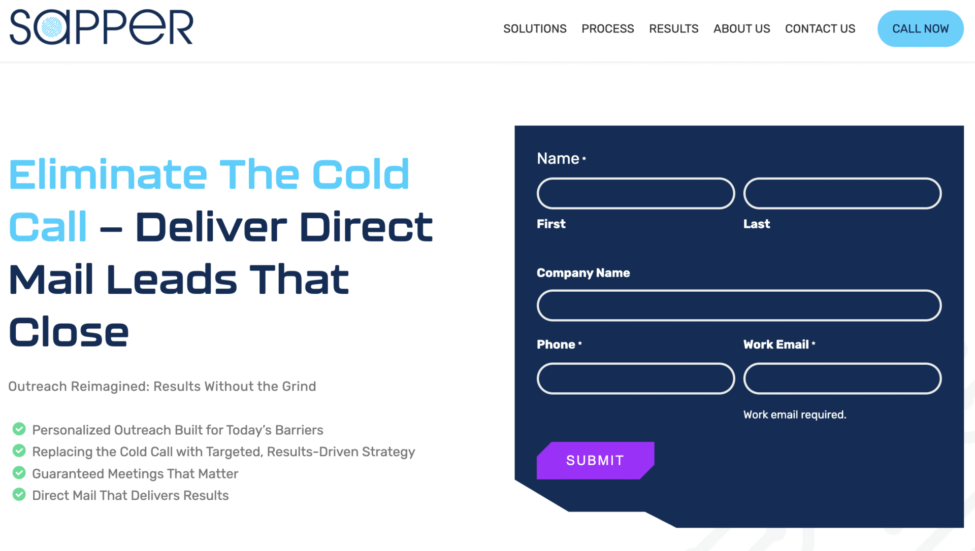 sapper consulting lead gen company