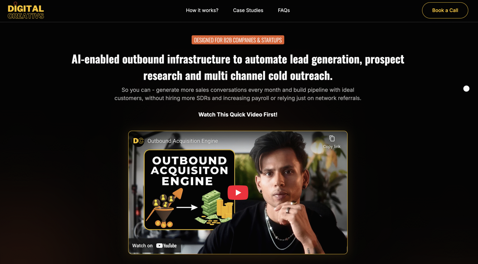 Digital Creativs Clay outbound automation company