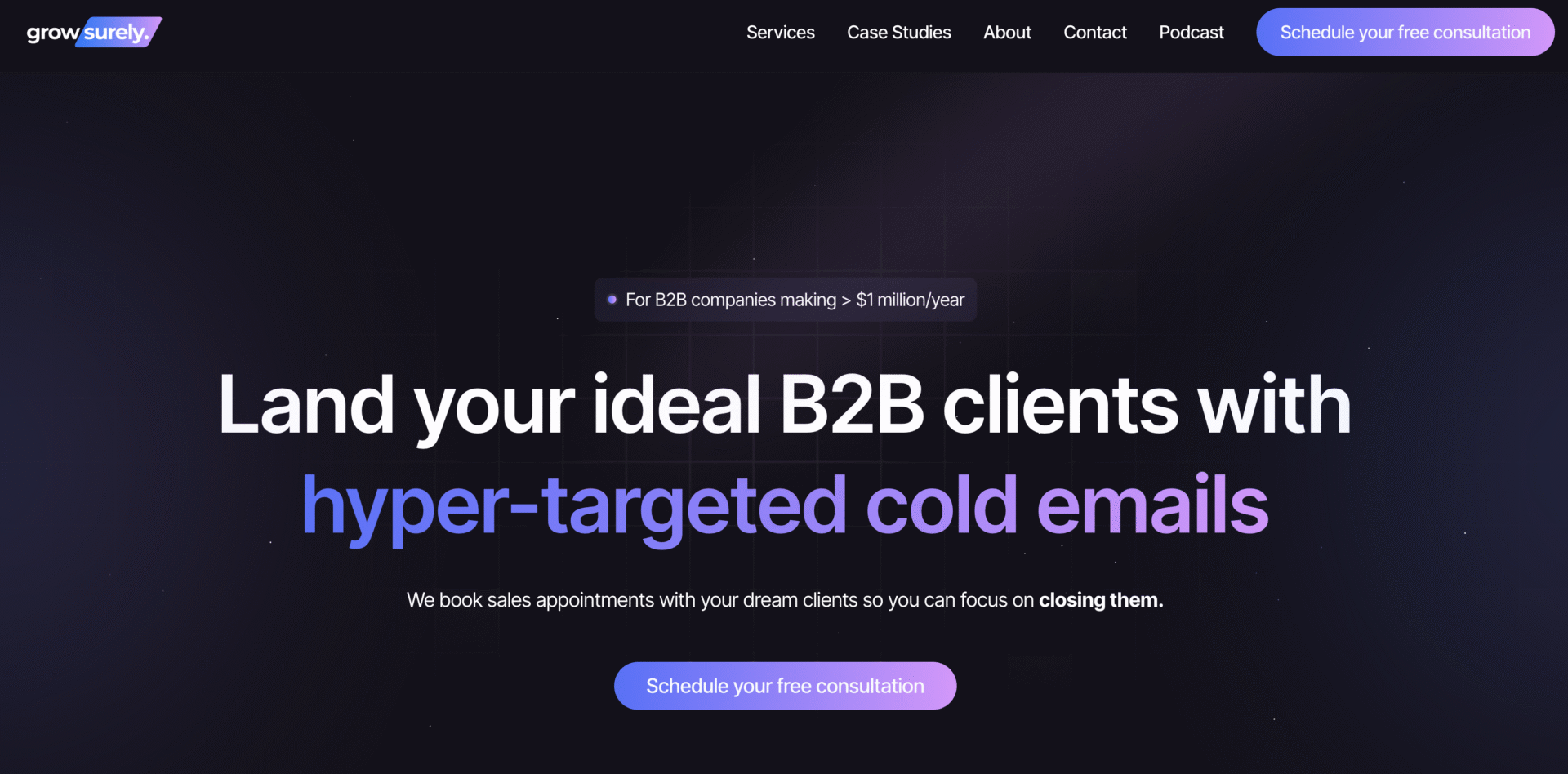 Grow Surely clay outbound automation agency