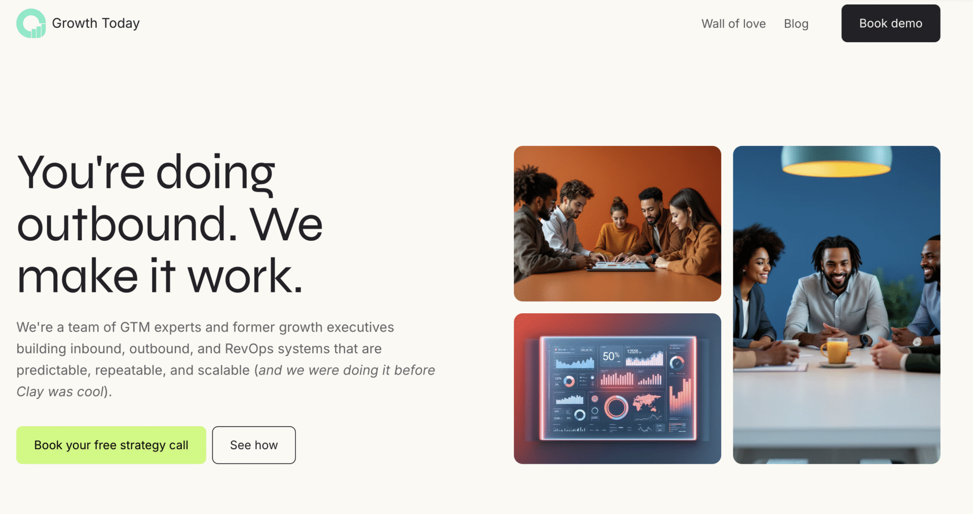 Growth Today clay outbound automation services