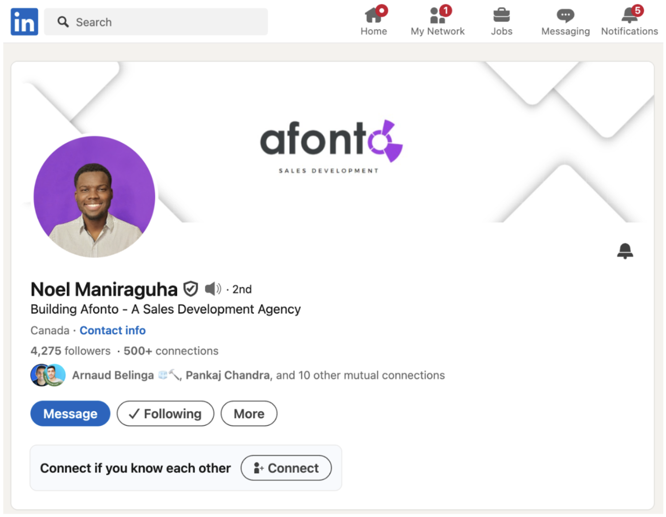 Noel Maniraguha Clay Expert for sales automation and cold email