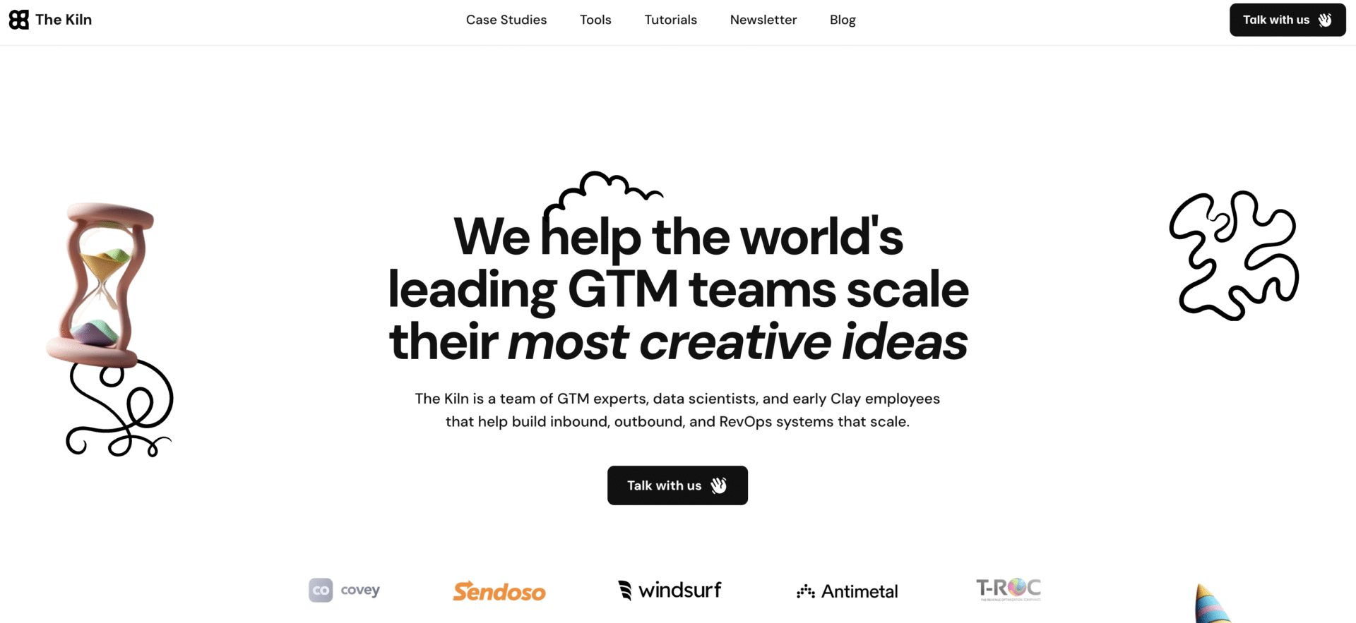 The Kiln clay outbound and GTM automation services