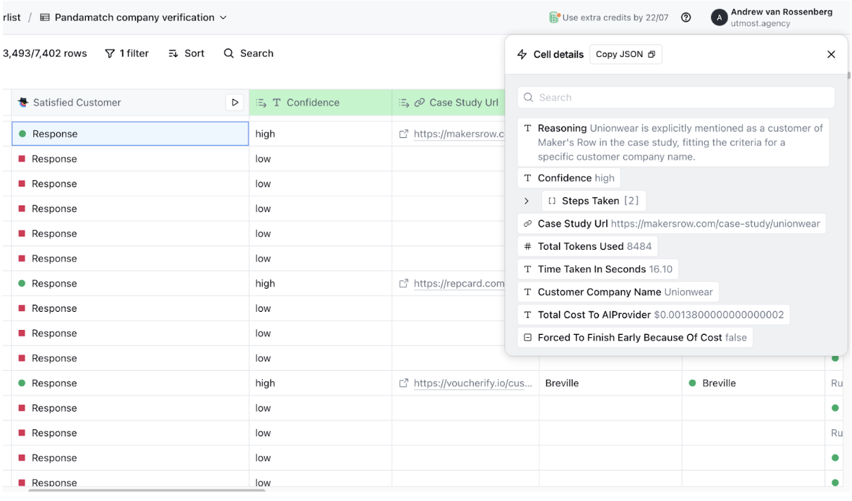 use claygent to personalize messages